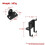 Speaker Wall Mount Bracket Metal Wall Fixed Stand Set for  Virtually Invisible 300 Wireless Surround Speakers 7