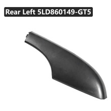 Rear or Front Roof Rack Cover Roof Luggage Bar Rail End Shell Cover Replacement for SUV 2009-2018 Rear Left