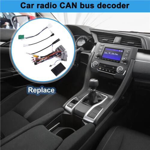 Bilradio CAN-Bussdekoder CAN-Bussströmkabel Can-Bussadapter Kabelhärva för   2016-2019 CRV 2017-2021 1