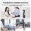 Multifunction Quick Release Magnetic Charging Base for  Pocket 4 with 1/4" Arca AC Mount Tripod Clamp Stand Adapter 5