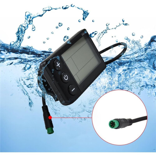 S866 Electric Bicycle LCD Display Meter, 24V 36V 48V Ebike LCD Display Control Panel for Electric Bike Modification 2