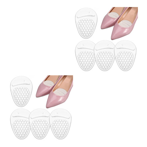 4Paires Coussinets Pied Silicone Transparent Talon Chaussures