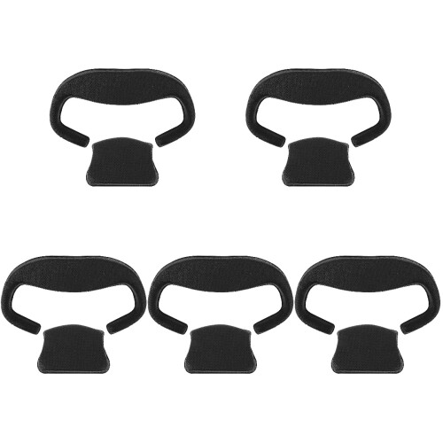 5Ensembles Pads Vr Confort PU Éponge Design Ergonomique Noir