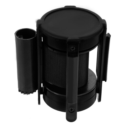 1Barrière Rétractable Noire En Plastique Durable Pour D'accès