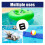 4 Pack 150g Pool Float Anchor Replacement Set, Pool Fountain Float Weight with String, Pools Weight Floating Anchor 7