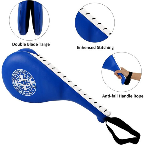 2 Pack Taekwondo Kick Pads, Striking Pad Target for TKD, Karate, Martial Arts, Kickboxing Training, 2