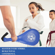Lot de 2 Cibles de Frappe pour Taekwondo, Karaté, Arts Martiaux et Kickboxing, Bleu