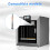 For QIDI Plus4 Bimetal Nozzle Quick Removal Ceramic Insulation Integration 0.2mm Nozzles HighTemperature Resistance 2