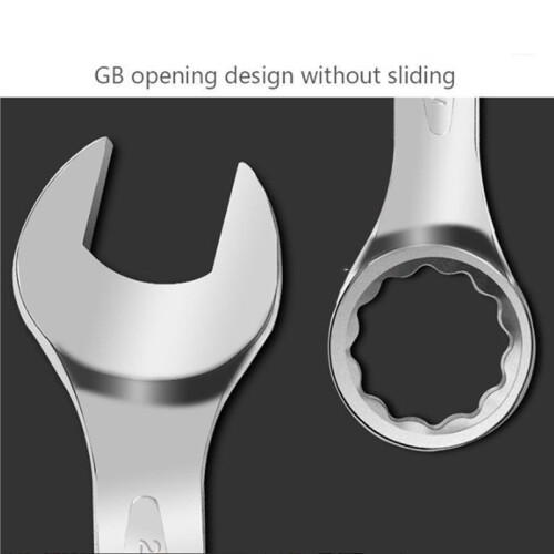Combination Spanner Set, 8 Piece Set, 6-19mm Range, High-Performance Quality,CR-V 1