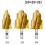 Stepped Drill Bit, Hexagon Shank Water Pipe Connection Tool 20/25/32mm,Full Open Process Hand Tool Wireless Drills 4