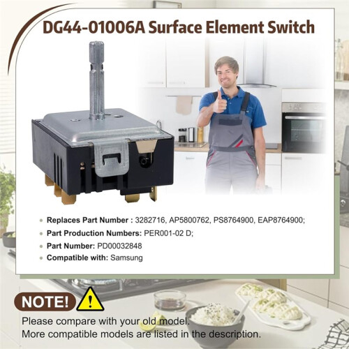 DG44-01006A Range Surface Element  DG44-01006A PER001-12 D Control  for 1
