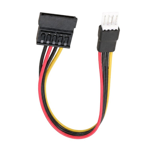 Cabo de Alimentação  com Conector Macho de 4 Pinos para Unidade de Disquete, Compatível com SSDs para  Gen8. 1