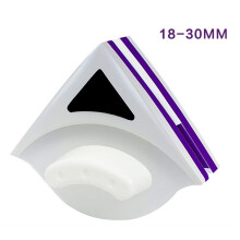 Nettoyeur de Vitres Magnétique Double Face, Brosse de Nettoyage pour Vitres, Outil de Nettoyage Ménager avec Corde Anti-Chute
