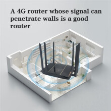 4G LTE Router with SIM Card Slot 4G CPE Modem 300Mbps 4G WiFi Router 6 Antennas Wireless WiFi Router European