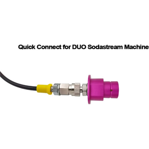 W21.8-14 External CO2 Source Tank Hose Adapter Adaptor for  Soda Water Machine Replace Quick Connect 2
