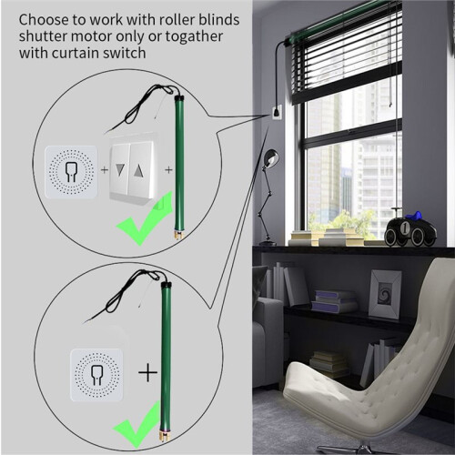 Curtain Controller Tuya WiFi Module Voice Control & Timing Function  Life Remote Curtain  Module 2