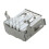 80 Pcs USB Female Type A 4-Pin DIP Right Angle Plug Jack Socket Connector 4