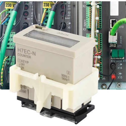 New H7EC NV  6-36V Digital Electrical Counter Totalizer with 8-Digit LCD Display 2
