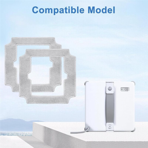 16 Pack Cleaning Pads for  WINBOT MINI2 Window Cleaning Robots, Washable Microfiber Mop Pad Window Cleaning 1
