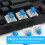 100 Pcs  Keyboard Switches with  Puller,3-PIN  Keyboard Clicker Replacement Dustproof Mechanical 6