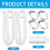 Pool Filter Replacement Hose for Pools Diameter,Long Filter Pump Hose,Compatible with Pump 2