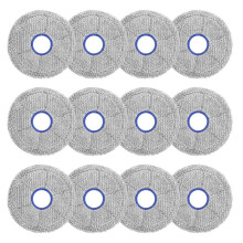 12-Teiliges Kompatibles Ersatzteil-Zubehör für L60 Pro Ultra: Wischmopp-Pad und Staubsaugerteile