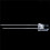 240 Pieces 3mm Blanc LED Lampe Diode Electro-Luminescente  2.5V-3V 7
