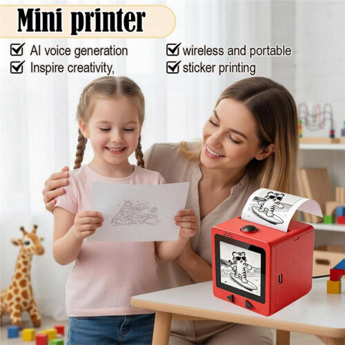 High-End AI Printer AI Printer, AI  Printer,  Voice Printer,  Portable Digital Display Printer 2