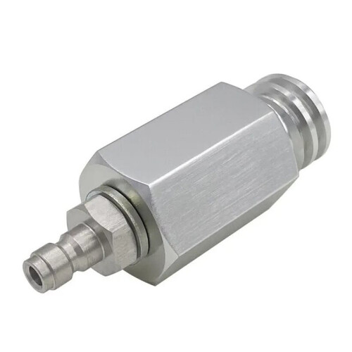 8mm Male Quick Disonnect Adapter for Tr21-4 Threads Soda Maker Machine to External CO2 Tank Bottle, A