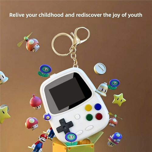 Handheld Game Console, Retro Nostalgic Children'S Game Console 274-in-1 Classic Battery Game Keychain 1