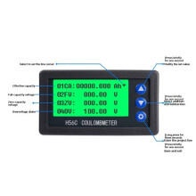 H56CS DC100V Coulometer Battery Capacity Tester 20A LCD Backlight Display Digital Ammeter Voltmeter Meter Monitor