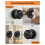 Black Door Knobs, 6-Pack Privacy Door Knobs, Interior Door Knob for Bedroom/Bathroom, Keyless Modern Matte Black Lockset 5