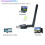 USB Wireless Network Adapter, WiFi Receiver, 2DB Adapter, Computer WiFi Signal, 5DB for  Network Card. 5