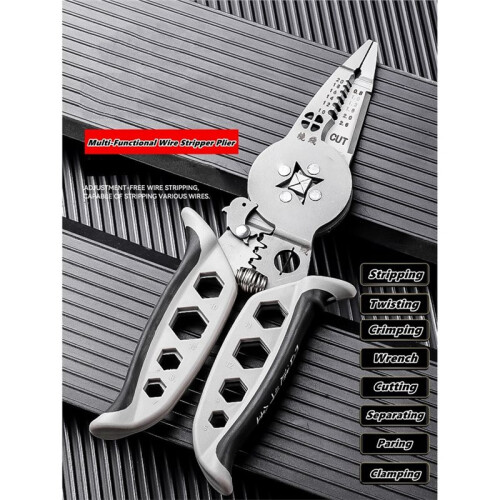 Multi-Function Crimping Wire Stripper Pliers -Cutter Cable Wire Crimping Electrician Repair Tools Tool Hand Tools 1