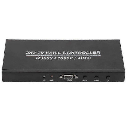 2025 Dvi hdmi video wall controller video splicer 2x2 hdmi videowall processor controller hdmi screen splitter 1080p@60hz 1