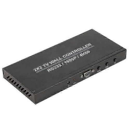 2025 Dvi hdmi video wall controller video splicer 2x2 hdmi videowall processor controller hdmi screen splitter 1080p@60hz 2