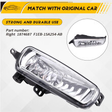 Faro Fendinebbia Anteriore Destro per Paraurti Auto, Lampada Alogena per Focus MK3 2015-2018 1874687 F1EB-15A254-AB