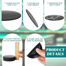 100 Pcs Pool Table Leveling Kit Billiard Pool Table Leg Shims 3" Diameter 0.06'' Thickness Levelers Pads for Furniture