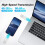 Chiavetta USB da 2 TB, USB 3.0 e Tipo C per computer, portatile e Android, per foto, video, musica e file, colore nero 5