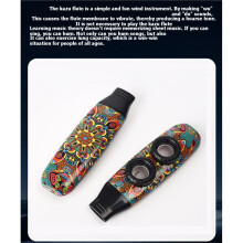 Kazoo à Vent pour Adultes et Enfants, Kazoo à Deux Trous avec Diaphragme de Flûte pour Ukulélé, Violon et Guitare