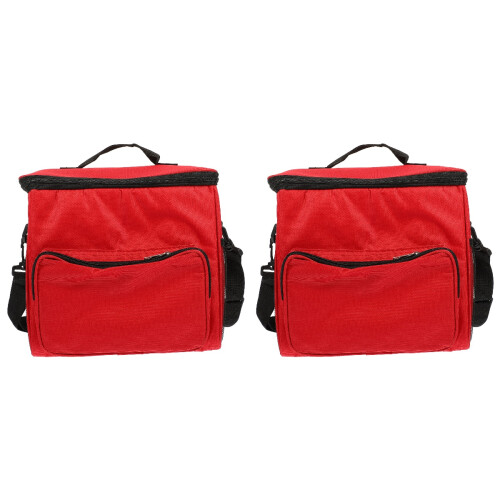 2Pièces Repas Rouge Isolé Pour Usage