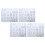 4Feuilles Stickers Strass Acryliques Multicolores Lettres Décoratives 1