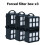6pcs Replacement Filter Cartridges for Aquariums, Fits 30-50 Gal Tanks, Built-in Filter Box Wall-Mounted Filter 2