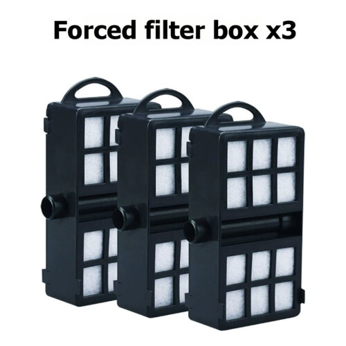 6pcs Replacement Filter Cartridges for Aquariums, Fits 30-50 Gal Tanks, Built-in Filter Box Wall-Mounted Filter 1