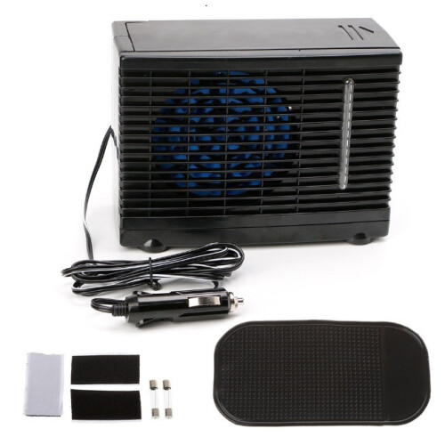 Ventilatore portatile bianco USB per auto, mini raffreddamento a basso consumo, ventilazione efficiente per interni e abitacolo 2