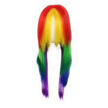 Women Men Multi-Colored Wigs Anime Cosplay Halloween Costume Christmas