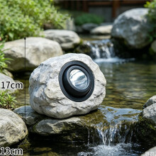DecorativeRock Solar Spot Lights - Super Bright, Waterproof LED Landscape Lights for Pathway, Yard, Garden