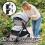 Set of 2 Stroller Cup Holders,Includes 2 Hooks,Universal, Adjustable, 360-Degree Rotation,for Strollers, and Wheelchairs 4