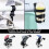 Set of 2 Stroller Cup Holders,Includes 2 Hooks,Universal, Adjustable, 360-Degree Rotation,for Strollers, and Wheelchairs 5
