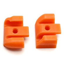 2Pc Upgrades Pipe Trim Cover Channel Cover for Easy-Orange